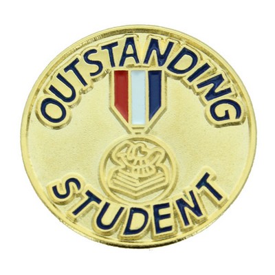 Gold Outstanding Student Award Pin