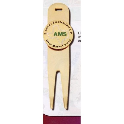 Deluxe Divot Tool W/ 3/4" Ball Marker