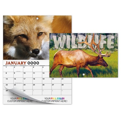 13 Month Mini Custom Photo Appointment Wall Calendar - WILDLIFE