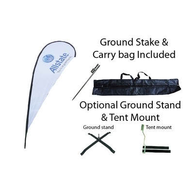 11' Tear Drop Flag kit