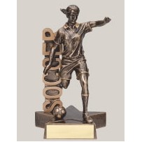 8.5" Female Soccer Billboard Resin Series Trophy