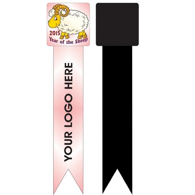 2015 Year of the Sheep Bookmark w/ Black Back