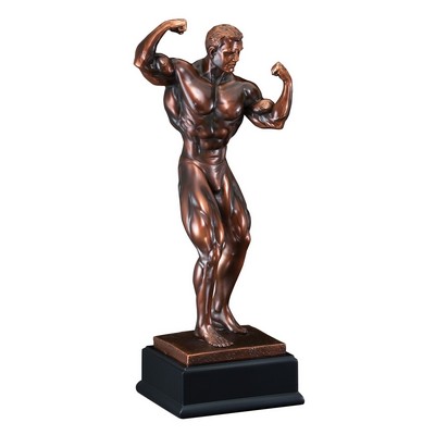 Body Builder male 21.5"H