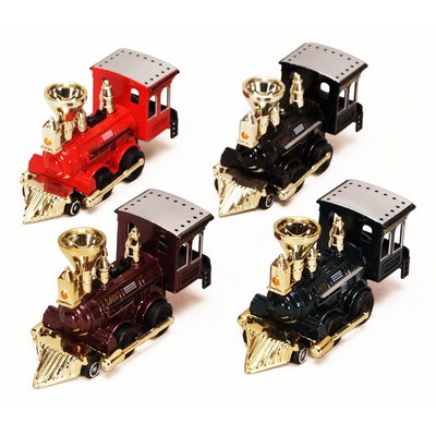 5" Die Cast Steam Locomotive Train