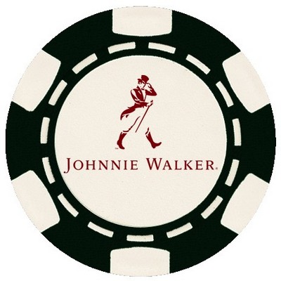 Custom Hot Stamped 6 Stripe ABS Composite Poker Chip (11.5 Gram)