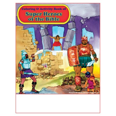 Super Heroes of the Bible Imprintable Coloring and Activity Book