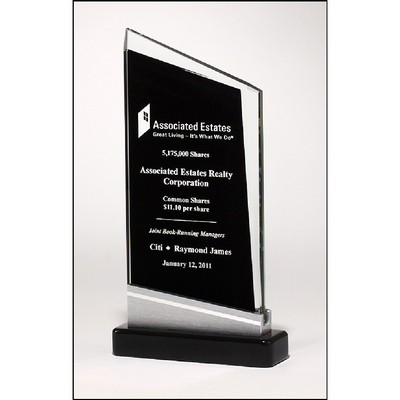 Zenith Series Glass Award (4.75"x9 7/8")