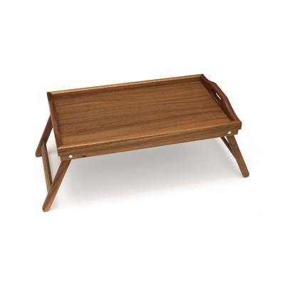 Lipper Acacia Bed Tray w/ Folding Legs