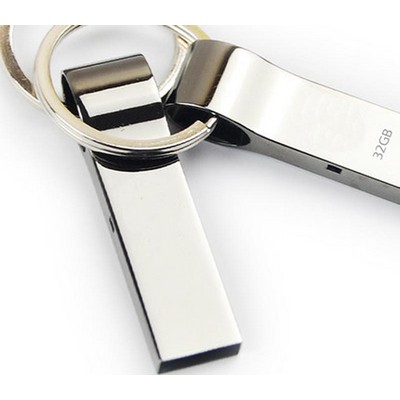 16 GB Metal Stick USB Flash Drive W/ Keyring