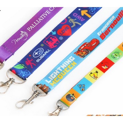 1" Dye Sublimation Lanyard