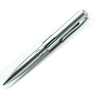 128 MB Silver Metal USB Ballpoint Pen