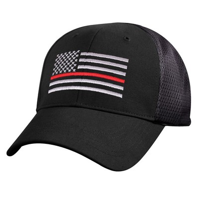 Mesh Back Thin Red Line Tactical Cap