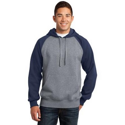 Sport-Tek® Raglan Colorblock Pullover Hooded Sweatshirt