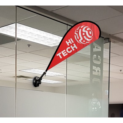 Suction Cup Flags - Teardrop Single Side Package (12.17'' x 23.78'')