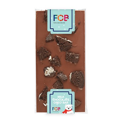 3.5 Oz. Elegant Belgian Chocolate Bar w/ Oreo® Cookies