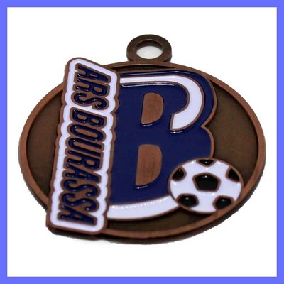 Die Cast Antiqued Custom Medals (1.5'')