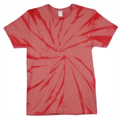 Red Heather Vortex Graffiti Short Sleeve T-Shirt