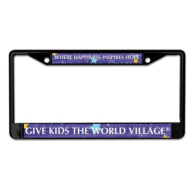 Laser Cut License Plate Frame