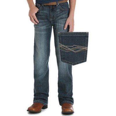 Wrangler® Boy's Glasgow Blue 20X® 42 Vintage Bootcut Jeans