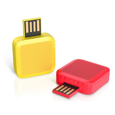 Square Rotating USB Fash Drive 16GB