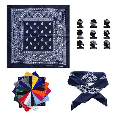 Unisex Single-side Printed Bandanas