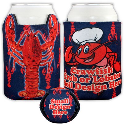 Crazy Frio™ Crawfish Beverage Insulator (4CP/Dye Sublimation)