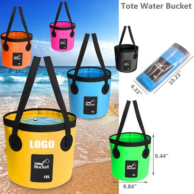 Portable Tote Folding Bucket