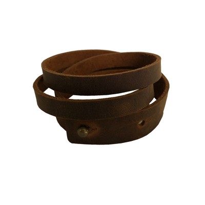 Dundee Leather Wristband