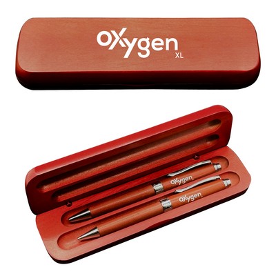 Premade Wooden Pen Set - Wooden Box with Pen & Lead Pencil or Letter Opener