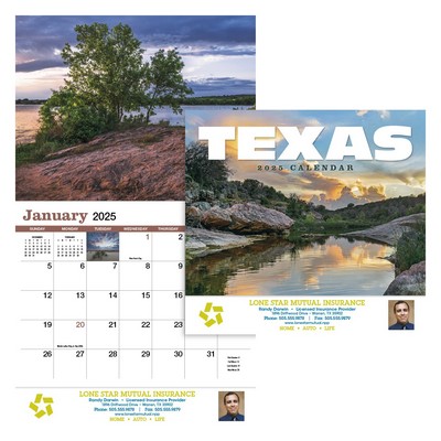 Texas Appointment Calendar - Stapled