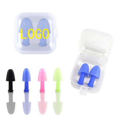 Waterproof Silicone Earplugs in Case