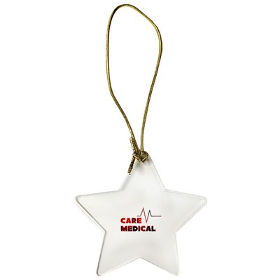 Acrylic Star Ornament