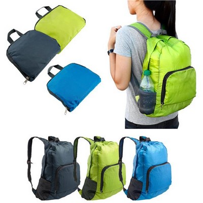 Lightweight Nylon Waterproof Foldable Backpack