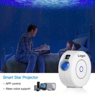 Smart Galaxy Projector Starry Sky Night Light APP Controlled