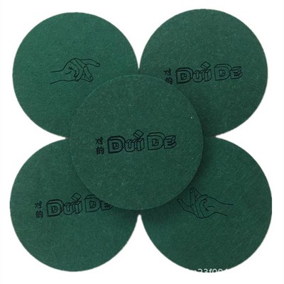 Round Felt Coaster Unbreakable Cup Mat