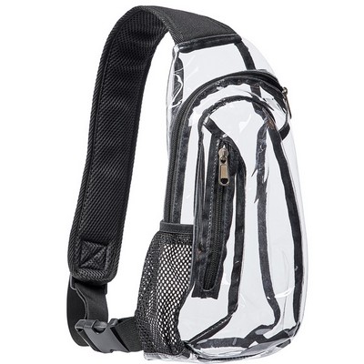 Transparent Casual Chest Daypack