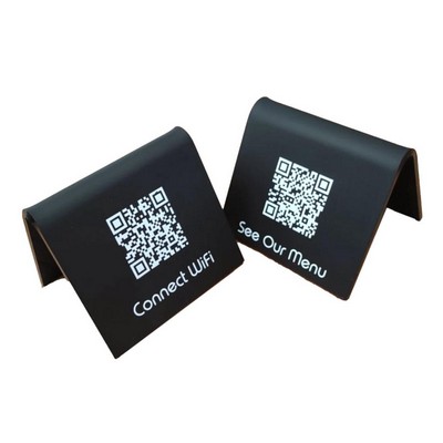 Mini Acrylic QR Menu stands, table signs