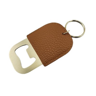 PU Leather Cover Beverage Bottle Opener