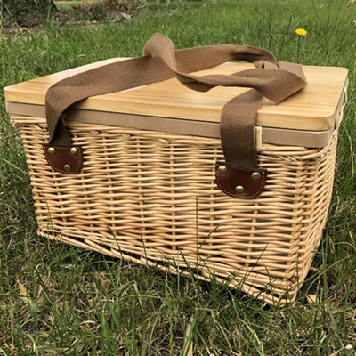 Gold Coast Wicker Picnic Cooler Basketsquare)