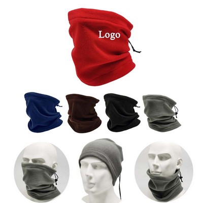 Multi-functional Polar Fleece Neck Warmer Scarf Hat