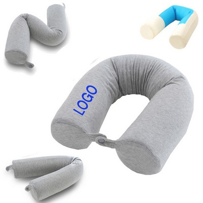 Twist Memory Foam Travel Pillow