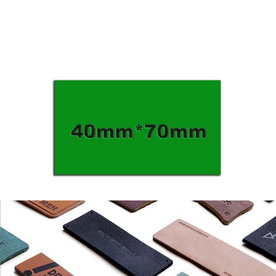 40 x 70 mm Leatherette Patch Faux Leather Patch Cloth Mark