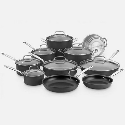 Cuisinart® Chef's Classic™ 17 Piece Non-Stick Hard Anodized Cookware Set