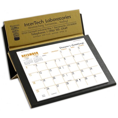 55 Standard Rite-A-Dex Desk Calendar Golden Glo/Black