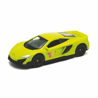 3" 1:64 Scale Die Cast Metal McLaren w/Full Color Graphics (Both Sides) (u)