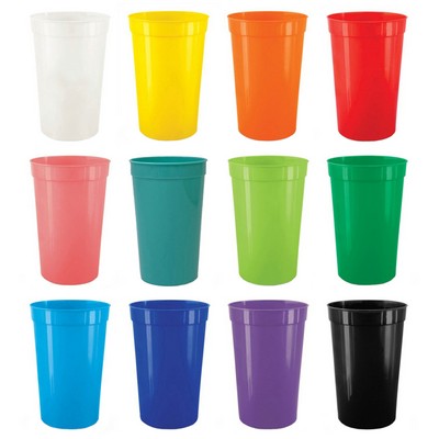 16 Oz. Smooth Plastic Stadium Cup