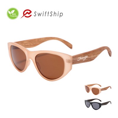 Cat Eye Framed Polarizing Sunglasses