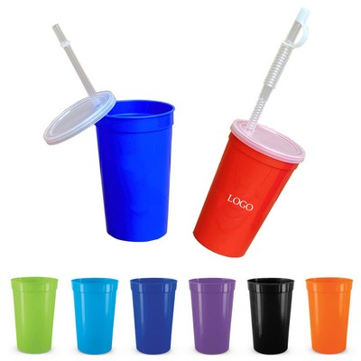 Mood Stadium Cup with Straw - 12 oz.