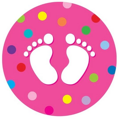 Footprints Classroom Floor Decal (5 Pack)