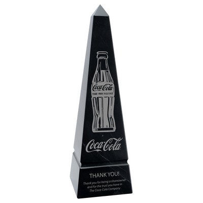 Black Marble Obelisk, Award Trophy,